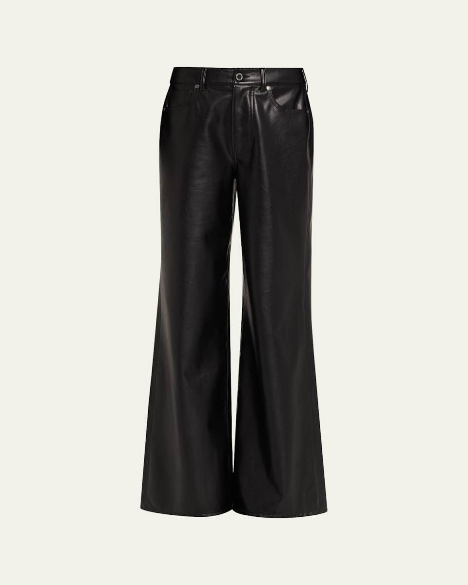Kasey Mid-Rise Wide-Leg Pants